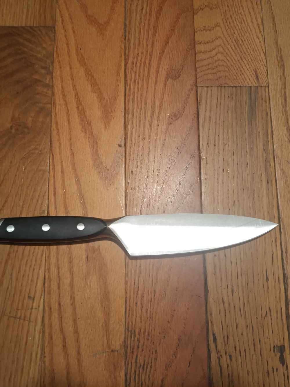 Wusthof Precision William Sonoma Chef Knife with Magnet cover.